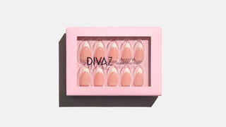 Classic French, set de unghii false press-on cu aspect de gel