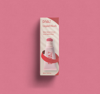Blush lichid Liquid Blush Petal DIVAZ, ambalaj