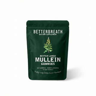 BetterLungs® üheksavägise (mullein) ekstraktiga kummikommid, pilt 6