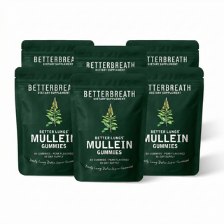 BetterLungs® üheksavägise (mullein) ekstraktiga kummikommid, pilt 8