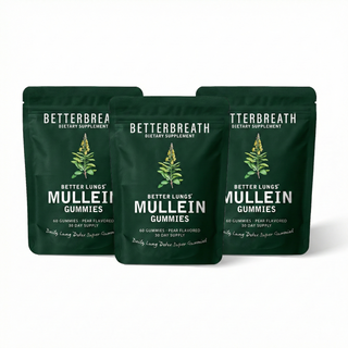 BetterLungs® üheksavägise (mullein) ekstraktiga kummikommid, pilt 7