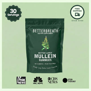 BetterLungs® üheksavägise (mullein) ekstraktiga kummikommid, pilt 3