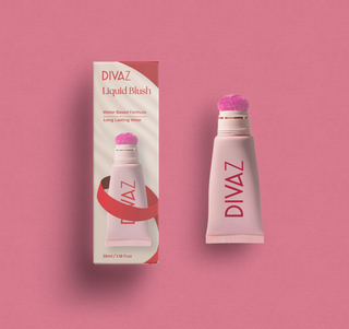 Blush lichid Liquid Blush Barbara DIVAZ, flaconul produsului