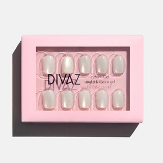 Pearl, set de unghii false press-on cu aspect de gel