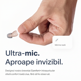 Hörapparat Atom One, laddningsbar och diskret