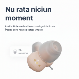 Naslouchátko Atom One, dobíjecí a diskrétní