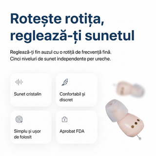 Naslouchátko Atom One, dobíjecí a diskrétní