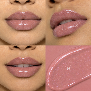 Lip gloss 26 DIVAZ aplicat pe buze