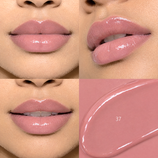 Lip gloss 37 DIVAZ aplicat pe buze