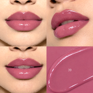 Lip gloss 39 DIVAZ aplicat pe buze